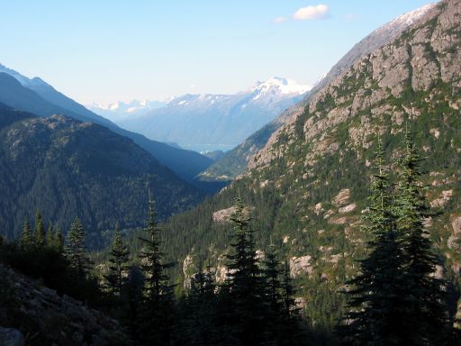 White Pass looking towards Lynn Canal
