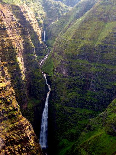 Waterfalls in Waimea Canyon