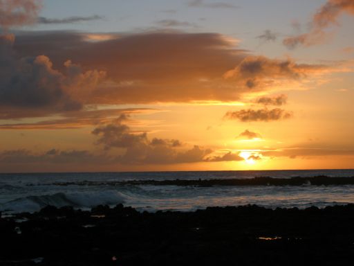 Sunset at Brennecke Beach, Poipu