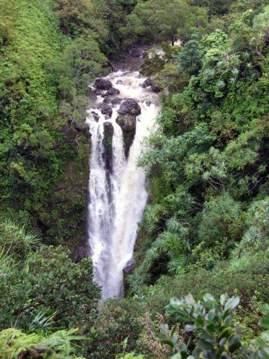 Lower Puohokamoa Falls