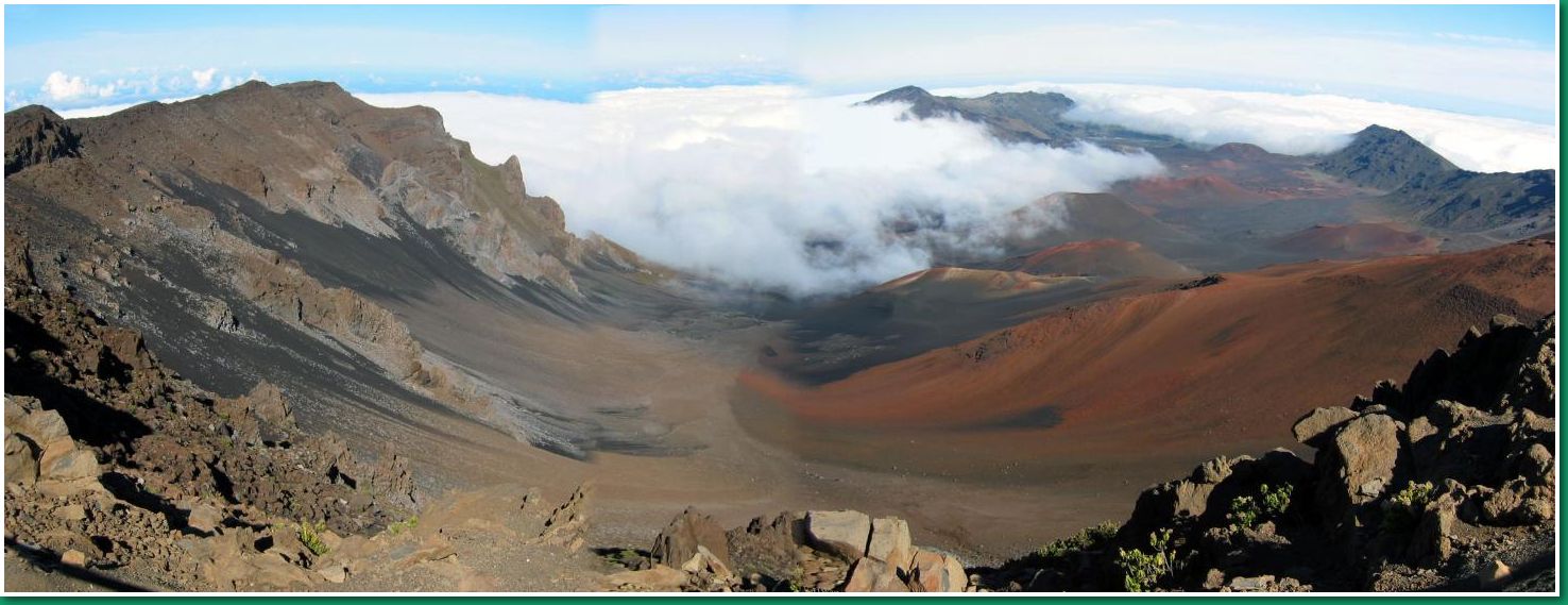 Panorama of the Haleakala Crater
