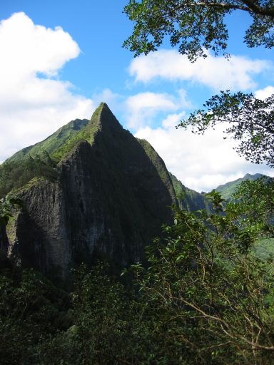 Cliffs seen from the Pali Lookout