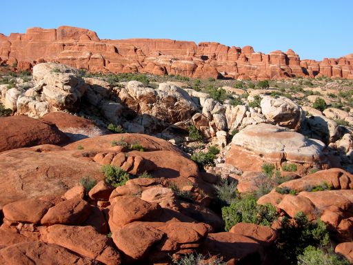 Fiery Furnace from Salt Valley Overlook