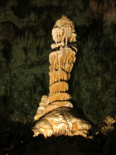 Stalagmite near Mirror Lake