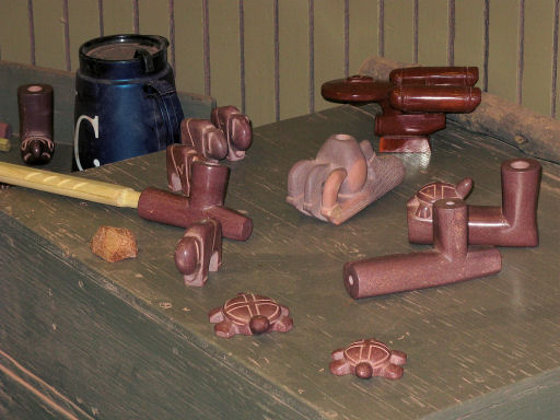 Pipestone Carvings