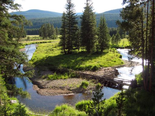 Colorado River in Kawuneeche Valley