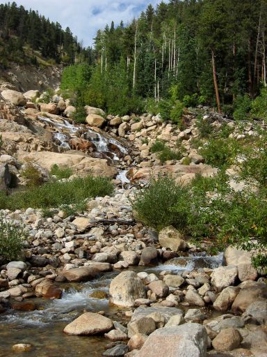 Roaring River passing thru Alluvian Fan